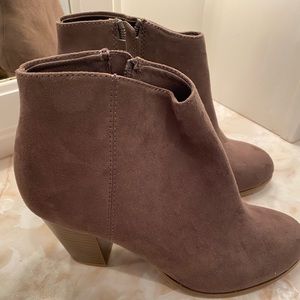 Brown booties